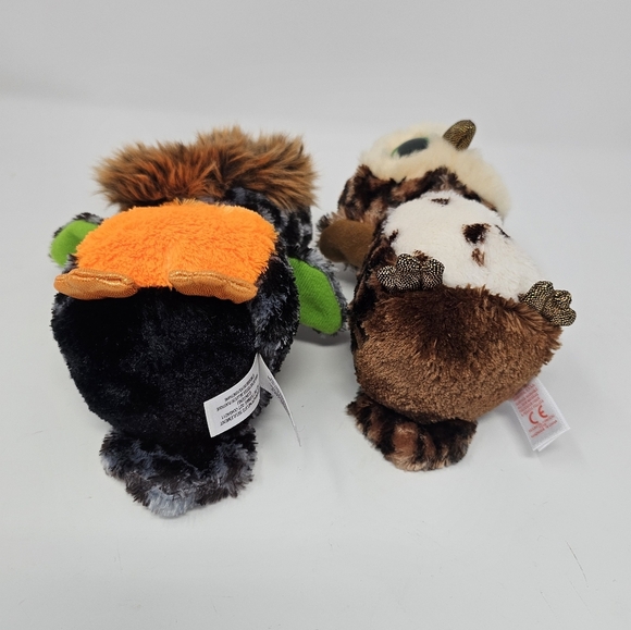 Beanie Boos Bundle of Two Owls Midnight Sammy Stuffed Plush Animals 7 inch - Picture 5 of 10